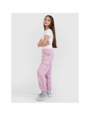 Spodnie dresowe joggery dziewczęce 4f 4fjwss25ttrof1135-52s
