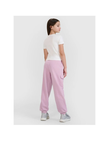 Spodnie dresowe joggery dziewczęce 4f 4fjwss25ttrof1135-52s