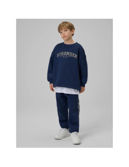 Bluza dresowa loose bez kaptura chłopięca 4f 4fjrss26tswsm2635-31s