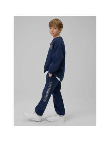 Bluza dresowa loose bez kaptura chłopięca 4f 4fjrss26tswsm2635-31s
