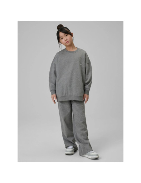 Bluza dresowa loose bez kaptura dziewczęca 4f 4fjrss26tswsf2624-25m