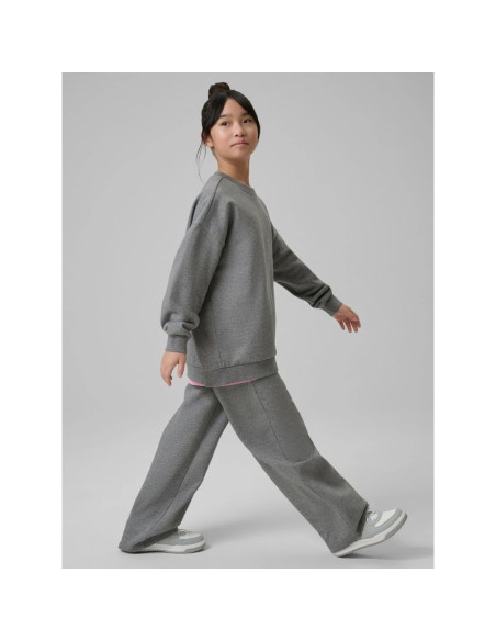 Bluza dresowa loose bez kaptura dziewczęca 4f 4fjrss26tswsf2624-25m
