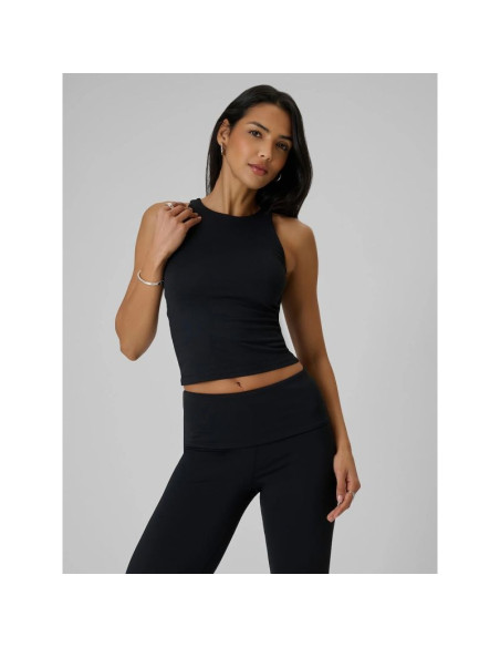 Koszulka bez rękawów slim gładka damska 4f 4frss26tslef319-20s