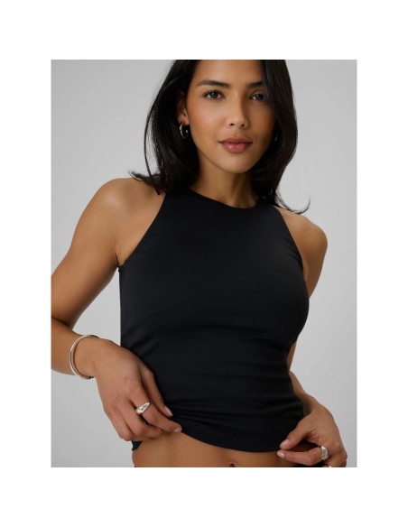 Koszulka bez rękawów slim gładka damska 4f 4frss26tslef319-20s