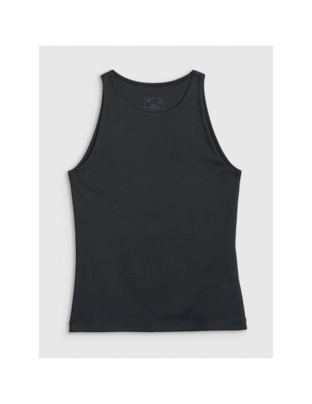 Koszulka bez rękawów slim gładka damska 4f 4frss26tslef319-20s