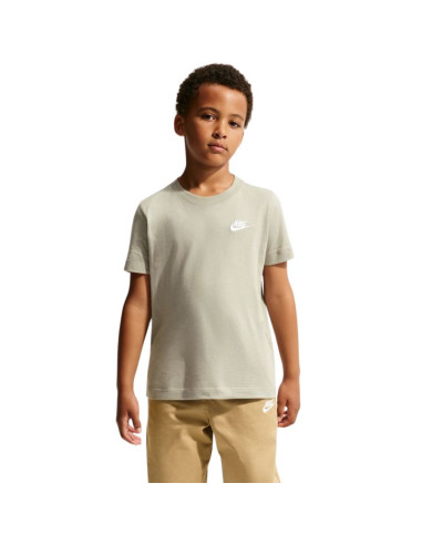 Koszulka dla dzieci nike sportswear zielona fz5177 304