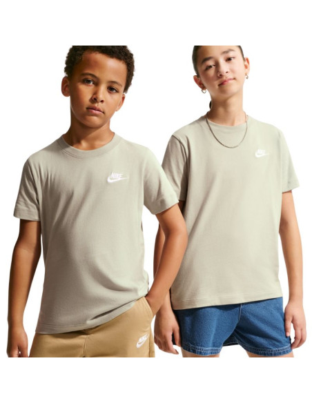 Koszulka dla dzieci nike sportswear zielona fz5177 304