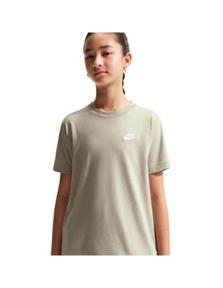 Koszulka dla dzieci nike sportswear zielona fz5177 304