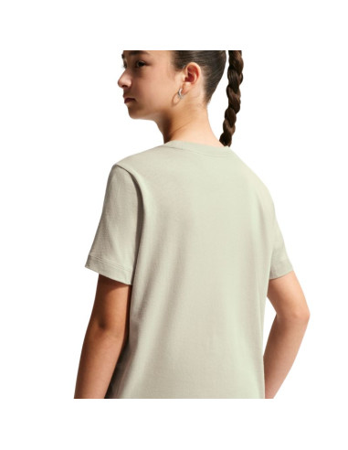 Koszulka dla dzieci nike sportswear zielona fz5177 304