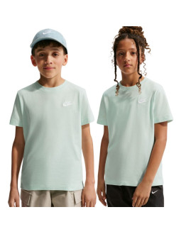 Koszulka dla dzieci nike sportswear miętowa fz5177 394