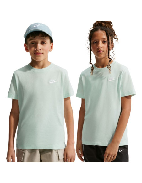 Koszulka dla dzieci nike sportswear miętowa fz5177 394