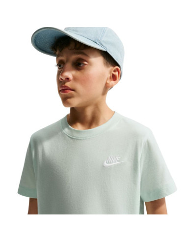 Koszulka dla dzieci nike sportswear miętowa fz5177 394