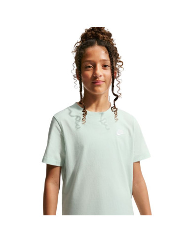 Koszulka dla dzieci nike sportswear miętowa fz5177 394