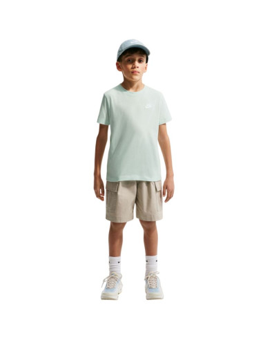 Koszulka dla dzieci nike sportswear miętowa fz5177 394