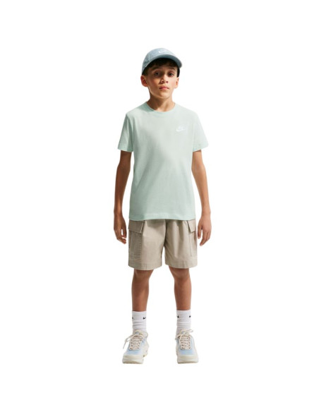 Koszulka dla dzieci nike sportswear miętowa fz5177 394
