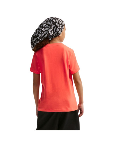 Koszulka dla dzieci nike sportswear pomarańczowa fz5177 842
