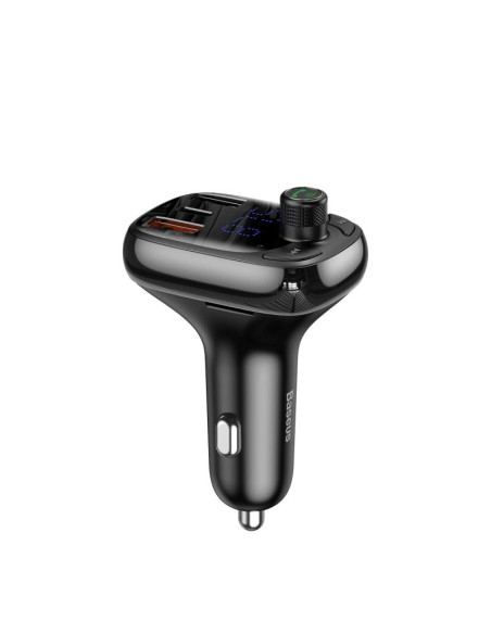 Transmiter bluetooth / ładowarka do samochodu baseus s-13 (overseas edition) - czarny