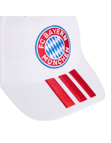 Czapka z daszkiem fc bayern monachium biało-czerwona kt3398