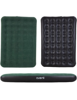 Materac flokowany 2-osobowy zielony 191x137x22cm 24644 2