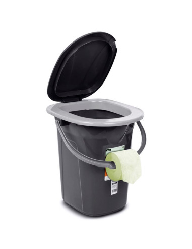Greenblue toaleta przenośna turystyczna, antracytowa gb320ag