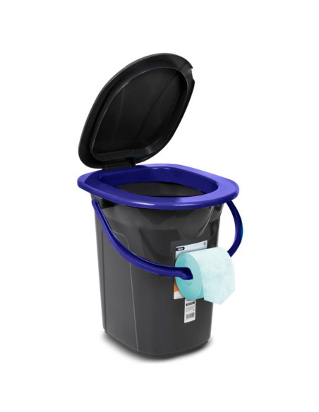 Greenblue toaleta turystyczna, czarno-granatowa gb320bb