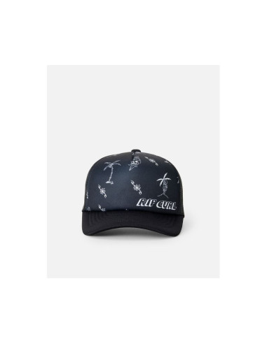 Czapka z daszkiem dziecięca rip curl weekender trucker - boy czarna