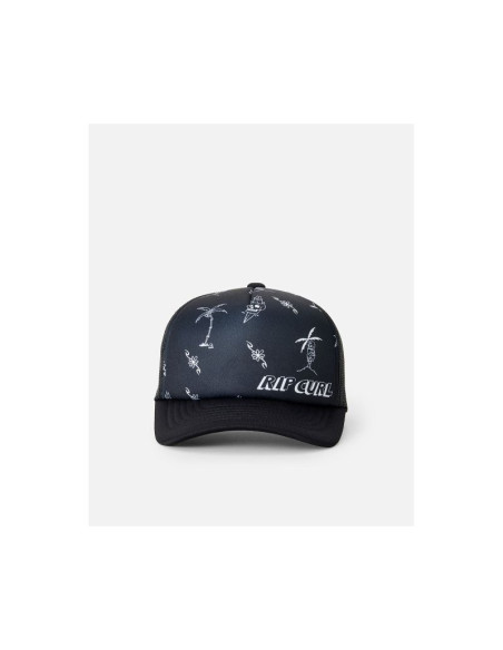 Czapka z daszkiem dziecięca rip curl weekender trucker - boy czarna