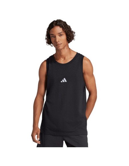 Koszulka męska adidas essentials small logo tank czarna je8986