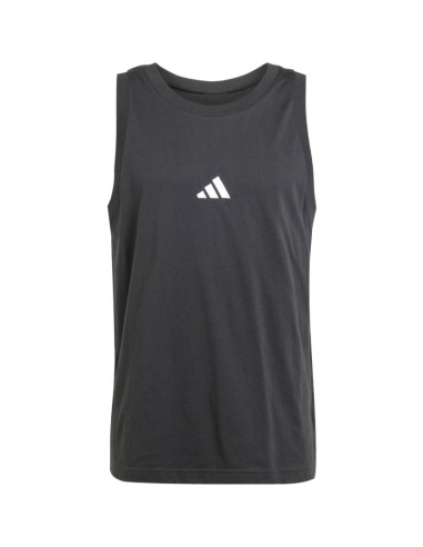Koszulka męska adidas essentials small logo tank czarna je8986