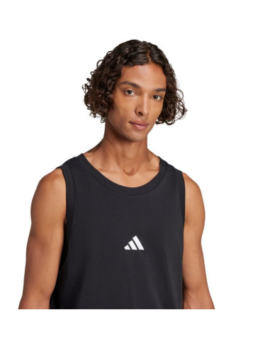 Koszulka męska adidas essentials small logo tank czarna je8986