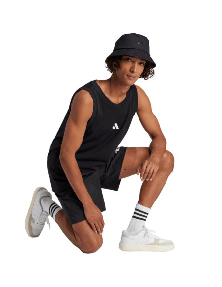 Koszulka męska adidas essentials small logo tank czarna je8986