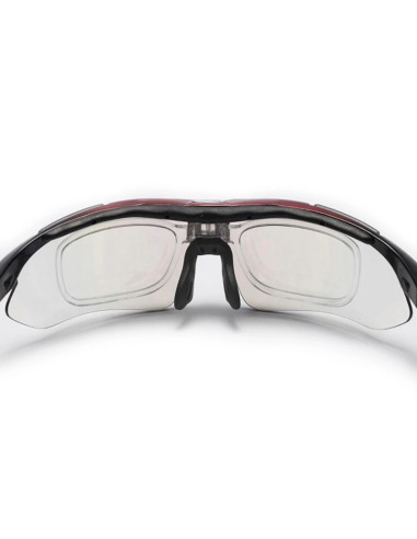 Okulary rowerowe rockbros 10001 polaryzujące - czarno-czerwone