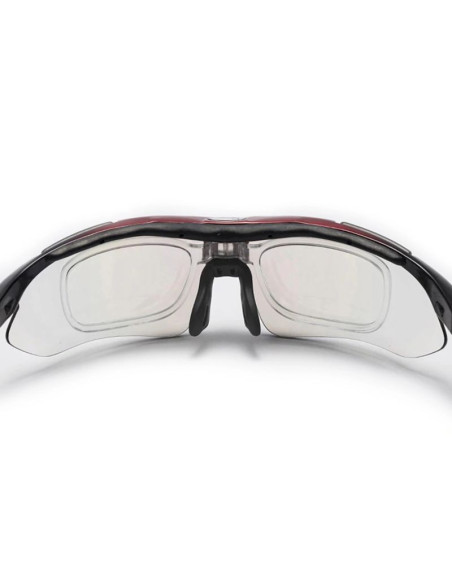 Okulary rowerowe rockbros 10001 polaryzujące - czarno-czerwone