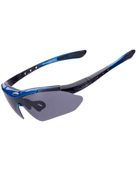 Okulary rowerowe rockbros 10007 polaryzujące - czarno-niebieskie