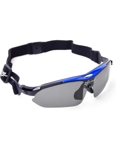 Okulary rowerowe rockbros 10007 polaryzujące - czarno-niebieskie