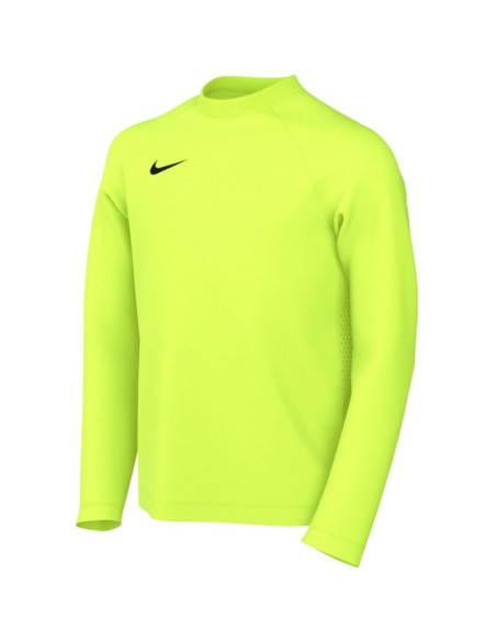 Koszulka dla dzieci nike dri-fit park viii longsleeve limonkowa hv8239 702