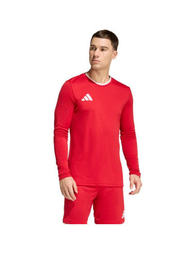 Koszulka męska adidas entrada 26 long sleeve jersey czerwona kf5847