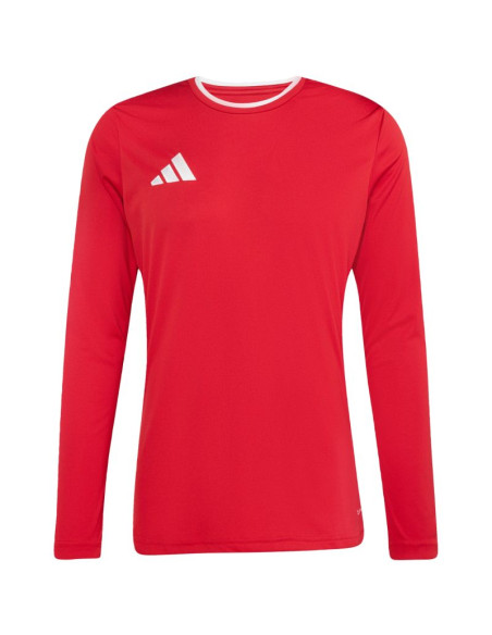 Koszulka męska adidas entrada 26 long sleeve jersey czerwona kf5847