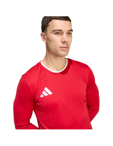 Koszulka męska adidas entrada 26 long sleeve jersey czerwona kf5847