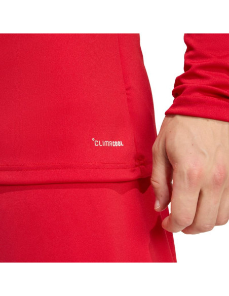 Koszulka męska adidas entrada 26 long sleeve jersey czerwona kf5847