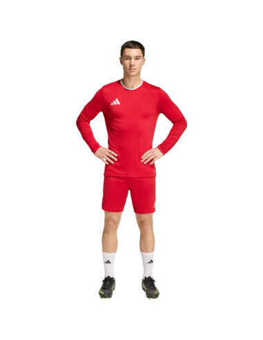 Koszulka męska adidas entrada 26 long sleeve jersey czerwona kf5847