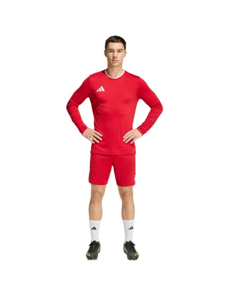 Koszulka męska adidas entrada 26 long sleeve jersey czerwona kf5847