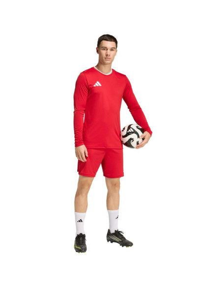 Koszulka męska adidas entrada 26 long sleeve jersey czerwona kf5847