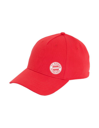 Czapka z daszkiem adidas fc bayern munich essentials czerwona ia2333