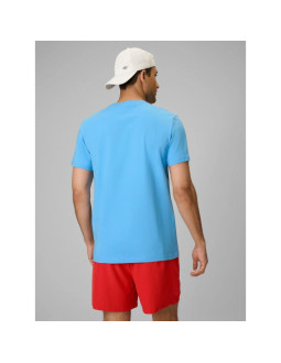 T-shirt reagular z nadrukiem męski 4f 4fwss26ttshm3035-33s 2