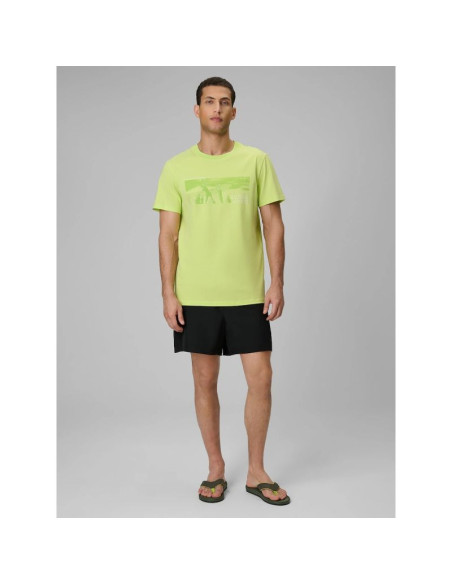 T-shirt reagular z nadrukiem męski 4f 4fwss26ttshm3035-42s