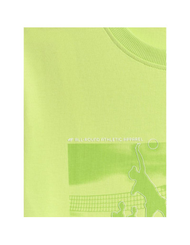 T-shirt reagular z nadrukiem męski 4f 4fwss26ttshm3035-42s