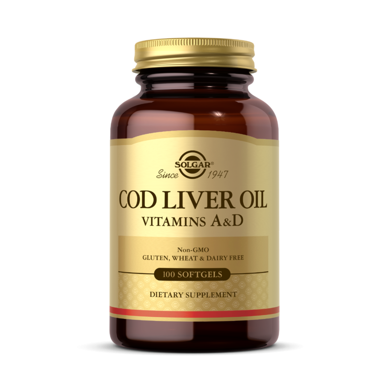 Cod Liver Oil - Vitamins A&D (100 kaps.)