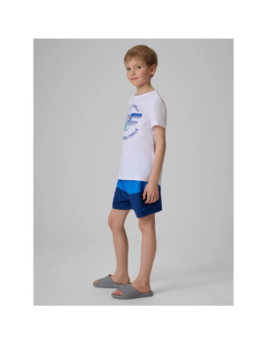 Spodenki plażowe boardshorty chłopięce  4f 4fjwss26ubdsm203-31s