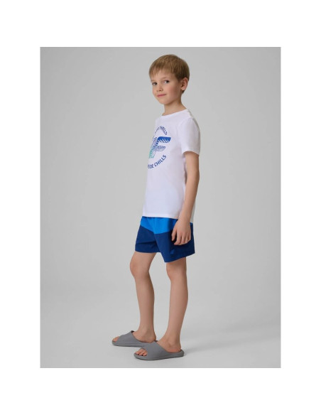 Spodenki plażowe boardshorty chłopięce  4f 4fjwss26ubdsm203-31s